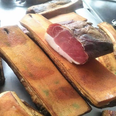 湖北恩施柴火慢炕腊肉五花后腿一件代发批发定制贴牌团购礼盒搭配图4