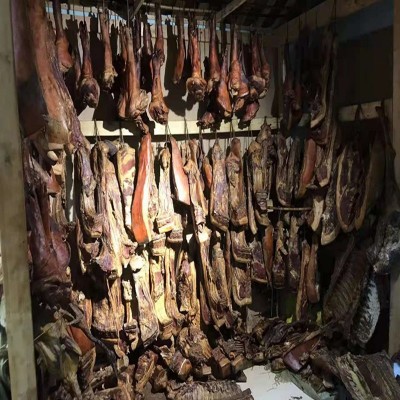 湖北恩施柴火慢炕腊肉五花后腿一件代发批发定制贴牌团购礼盒搭配图2