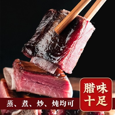 恩施正品腊排骨烟熏土猪肉切好剁好柴火自制风干五花腊肉特产批发
