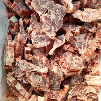 带肉羊脖骨商用炖汤火锅食材现货批发冷冻羊脖骨火锅材料图2