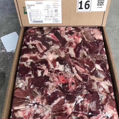 巴西进口80比例牛碎肉冷冻去骨牛肉生鲜餐饮食材厂家货源直供批发图1
