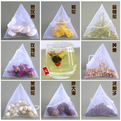 定制水果花草茶玫瑰茉莉金银花菊花胖大海陈皮荞麦枸杞袋泡三角包图4