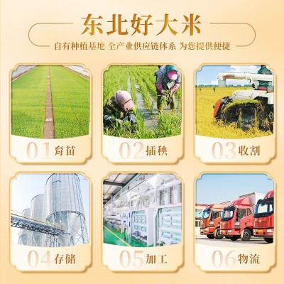 五常新米长粒香米东北特产五常大米长粒米真空礼袋十斤产地直批发图4