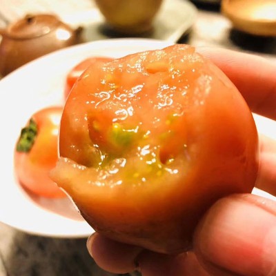 丹东铁皮柿子5斤新鲜采摘东北特产水果脆甜柿子当季水果顺丰包邮图4