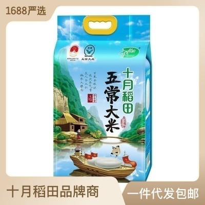 十月稻田 五常大米5kg原粮稻花香2号官方旗舰店10斤东北 粳米香图4