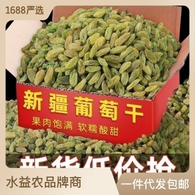 新疆葡萄干散装整箱特产绿葡萄干500g即食水果干蜜饯商用零食批发
