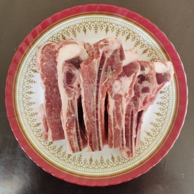 法式羊排原切战斧羊排冷冻生鲜羔羊肋排烧烤食材羊扒小切批发图3