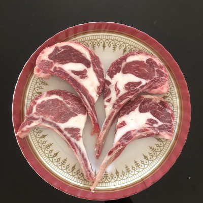 羊肉法式小切羊排烧烤食材半成品西餐厅烧烤批发好羊扒 法式羊排图2