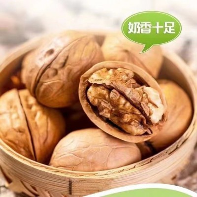 代发新疆烤核桃185核桃批发500g 阿克苏手剥坚果零食薄皮生核桃图4