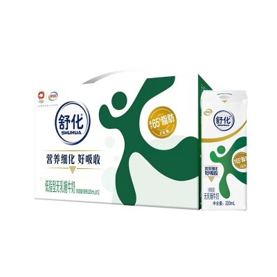 10月新货yili舒化低脂无乳糖牛奶高钙全脂整箱批发早餐牛奶图4