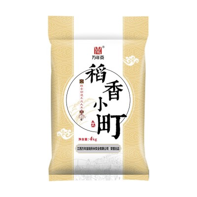 【一件代发】万年贡 稻香小町 4kg 寿司专用大米 东北圆粒米 新米