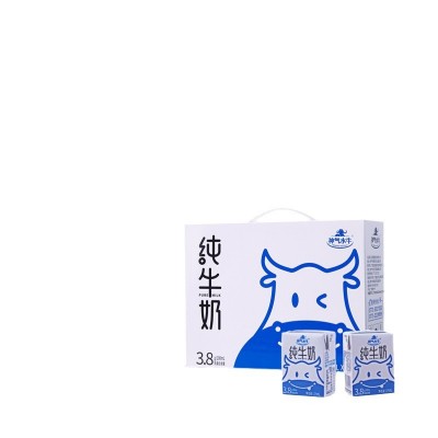 【一件代发】神气水牛纯牛奶 吸管装125ml*10盒图5