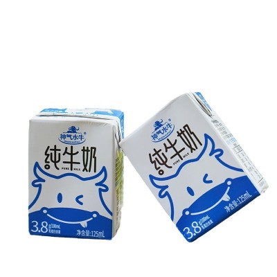 【一件代发】神气水牛纯牛奶 吸管装125ml*16盒儿童营养水牛奶图5