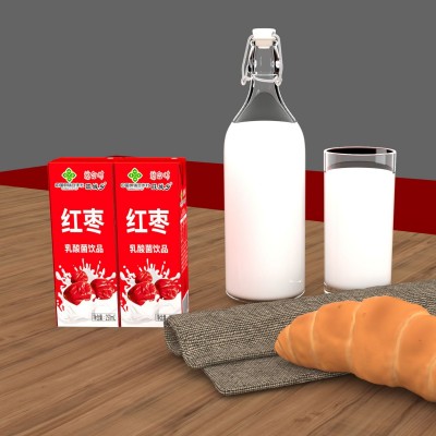 旺城乡红枣乳酸菌饮品 250ml*12盒装/儿童学生风味乳酸菌特价整箱图4