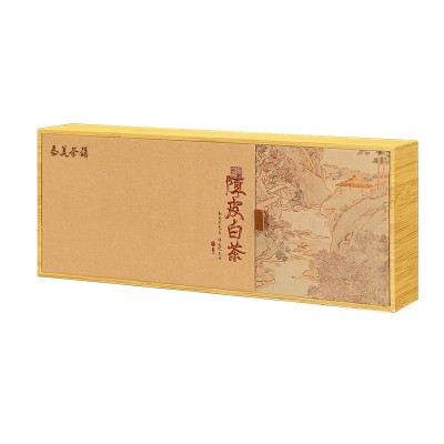 陈皮白茶福鼎老寿眉饼干茶独立小泡小方片2018年茶叶伴手礼 盒200g图5
