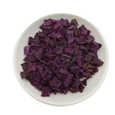 冻干紫薯粒紫薯干紫薯丁八宝粥代餐粉五谷杂粮配料脱水紫薯粒图4