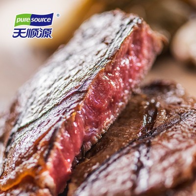 天顺源雪花牛排菲力120g 新鲜牛肉家庭用西餐牛扒含酱包图2