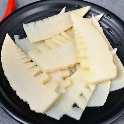 夷山夷水厂家批发冬笋新鲜竹笋笋片1kg/袋餐饮食材火锅笋清水黄笋图2