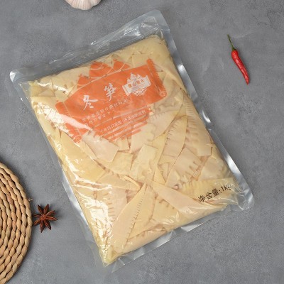 夷山夷水厂家批发冬笋新鲜竹笋笋片1kg/袋餐饮食材火锅笋清水黄笋