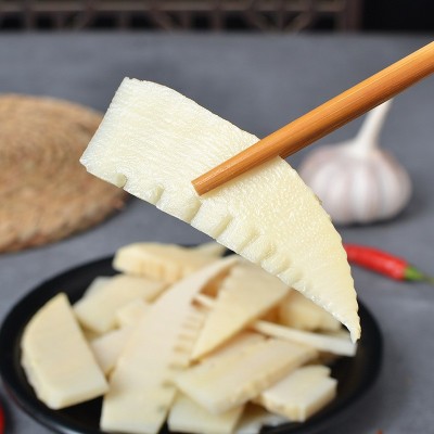 夷山夷水厂家批发冬笋新鲜竹笋笋片1kg/袋餐饮食材火锅笋清水黄笋图3