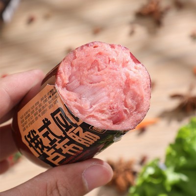 俄罗斯风味卢布肠香肠组合开袋即食猪肉鸡肉火腿肠批发整箱散装图2