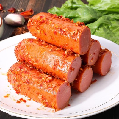香辣烤肠批发网红纯脆皮肠肉肠火腿肠泡面食材开袋即食小零食商用图3