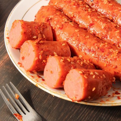 香辣烤肠批发网红纯脆皮肠肉肠火腿肠泡面食材开袋即食小零食商用图4