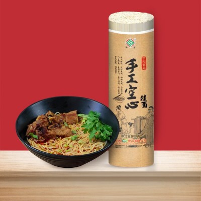 陕富手工空心挂面900g*2 纯手工制作陕西特产舌尖美食 细面条龙须图5