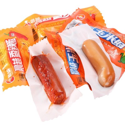 香肠品牌代工贴牌定制香脆肠玉米肠脆皮肠香辣肠即食热狗烤肠批发图5