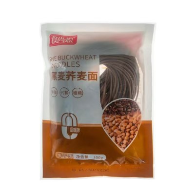 黑麦荞麦面挂面100g粗粮杂粮面条粮油鲜湿面轻食主义半干面批发图4