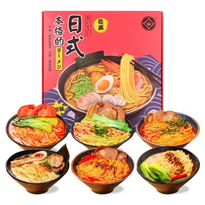 网红非油炸日式豚骨拉面番茄浓香速煮面条238g盒装上海食品厂家图5