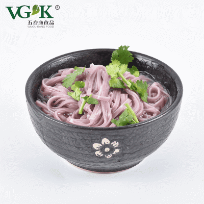 青岛厂家批发蔬菜面条 260g/袋紫薯面条蔬菜挂面加工图4