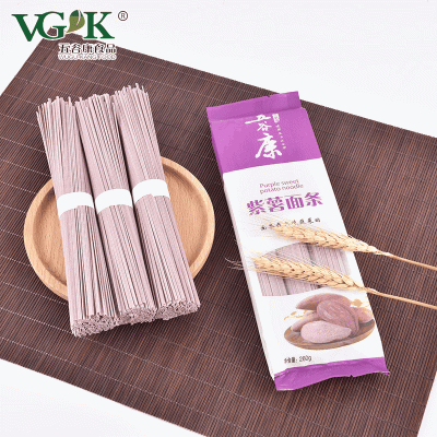 青岛厂家批发蔬菜面条 260g/袋紫薯面条蔬菜挂面加工图3