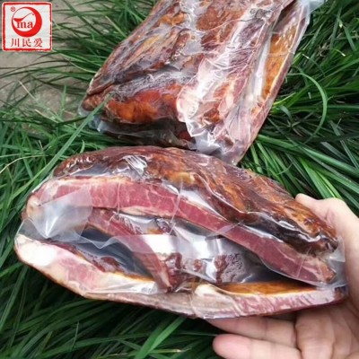 四川腊排骨农家自制烟熏土猪肉川民爱食品厂家批发餐饮供货500图2