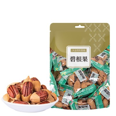 2023年新碧根果奶油味500g美国山核桃坚果干年货零食散装批发厂家图4