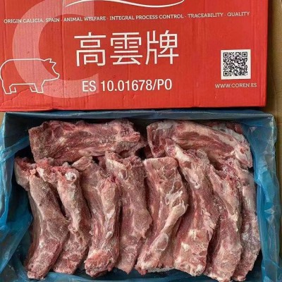 西班牙1678厂 冷冻猪颈骨 猪脖骨 15kg图5
