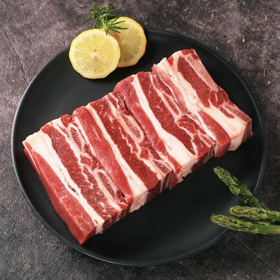 【真原切】内蒙科尔沁冷鲜牛排骨国产黄牛肉非冷冻3斤图2