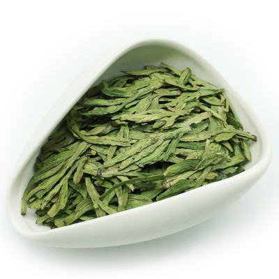 浙江高山龙井明前茶豆香黄绿版龙井43绿茶散装茶叶批发图5