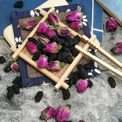 玫瑰桑椹罐装花茶组合花草茶玫瑰花茶瓶装花茶伴手礼厂家批发桂圆图2