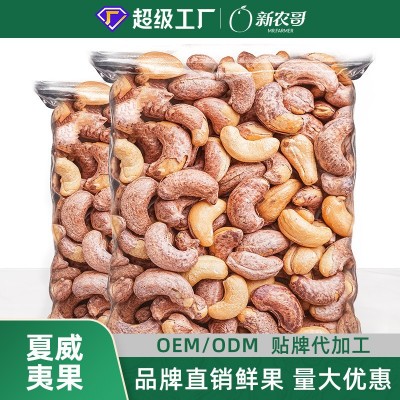 新农哥紫衣腰果带皮A180腰果仁散装原味坚果干果越南腰果零食批发图2