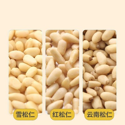 加工定制新货东北松子仁特大颗粒雪红云南松仁散装原味松仁真空装图2