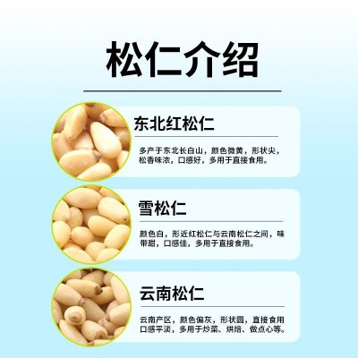 加工定制大颗粒松子仁原味坚果零食开口松子散装批发新货东北松子图3