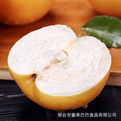 金秋礼秋月梨花好月圆中秋超大多汁甜无渣烟台产地一件代发莱阳梨图3