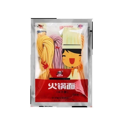 【加工定制】南泥湾四色面120g 火锅串串麻辣烫专用火锅面条批发图5