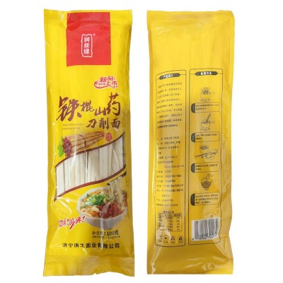 铁棍山药刀削面短视频热卖厂家加工小包装山药刀削面速食挂面条图4