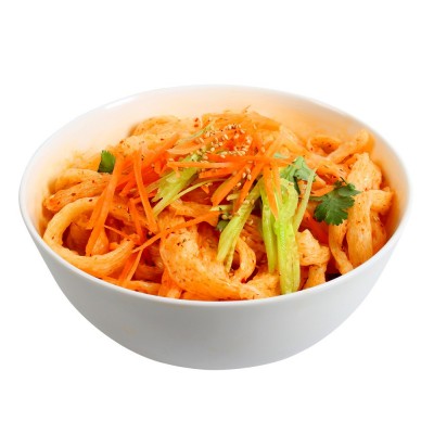 免煮山药牛筋面代发自制辣条凉拌速食凉皮面食高筋铁棍山药牛筋面图5