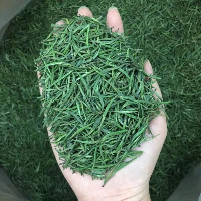 明前新绿茶直条毛尖浓香耐泡翠芽雀舌都匀白毛尖曲亳电商货源图6