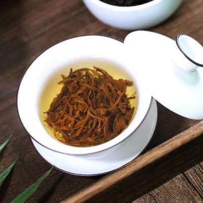 徽州茶叶 红茶 祁门红茶 黄山名茶 滴水红梅 精品袋装50克 批发图3