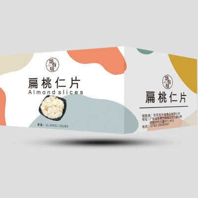 焙有味杏仁片 纯扁桃仁片 瓦片酥原料批发11.34KG 巴旦木片图6