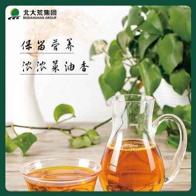 北大荒压榨浓香非转基因菜籽油批发粮油5L10斤食用油家用菜籽油图2